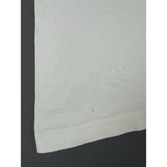 Vintage 1990 Levis Levi Strauss Denim Promo Sit On It White Shirt Rare XL Fit T - Picture 8 of 16